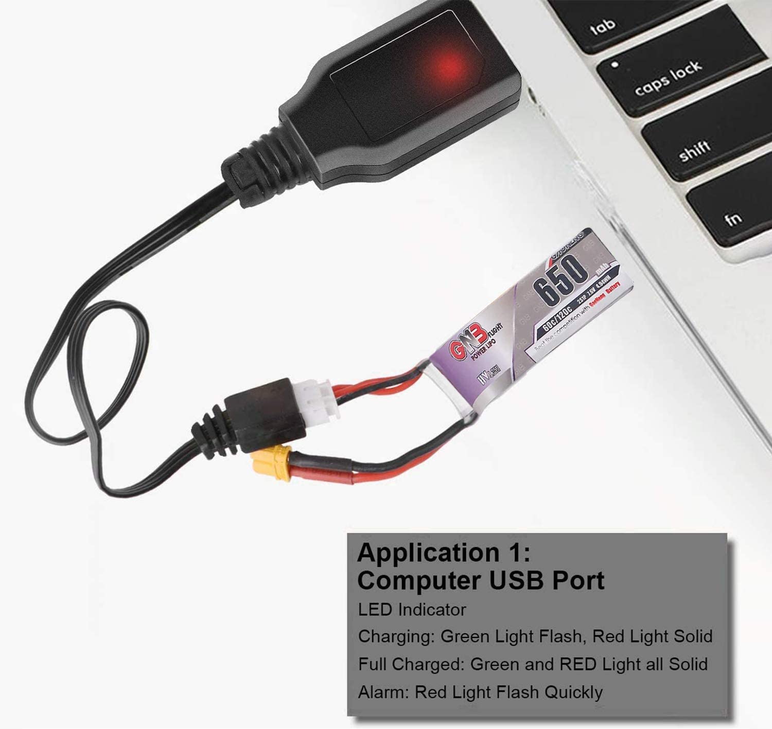 1-Pack XH-3P Balance 7.4V 1A L - Drone Battery Balance Charger recension och pris