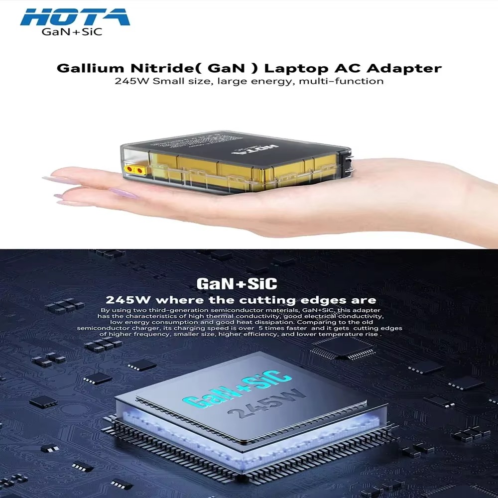 HOTA H24 245W GaN AC Adapter P - Drone Battery 6S recension och pris